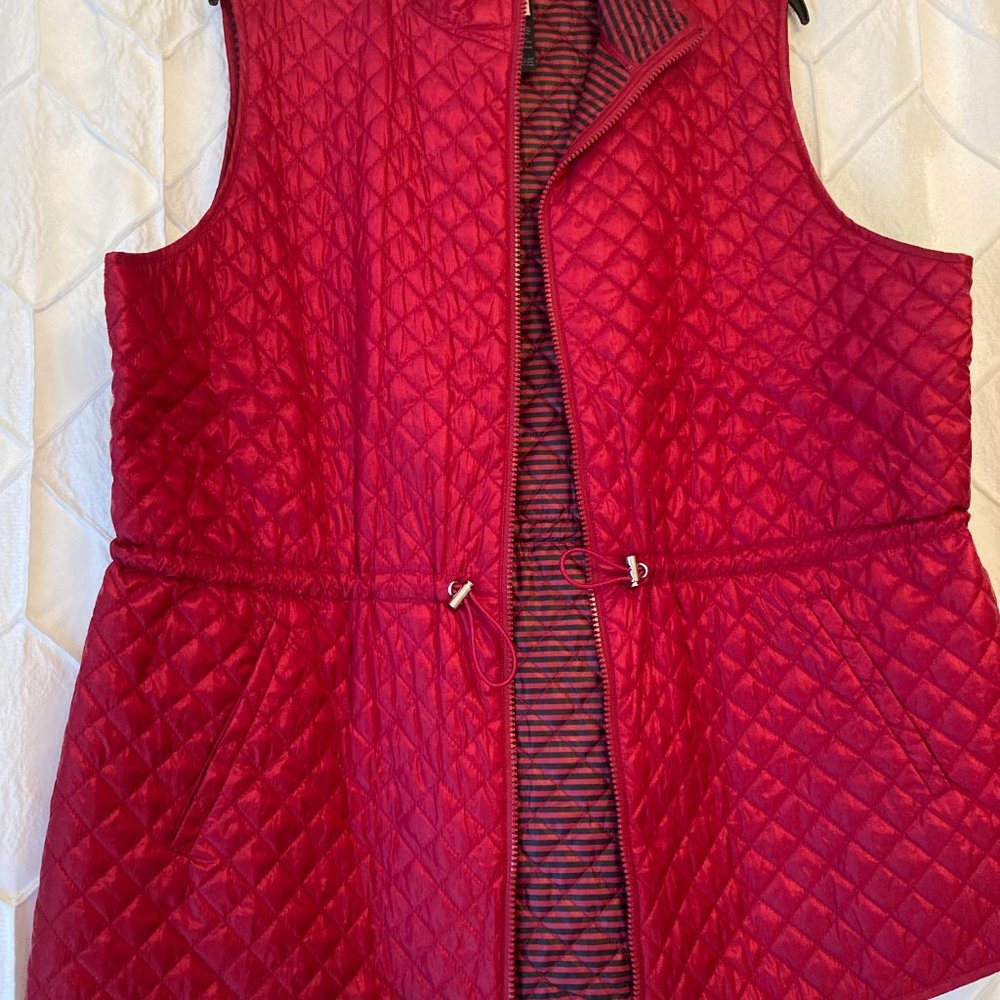 Reversable Puffer Vest - Chico's size 3